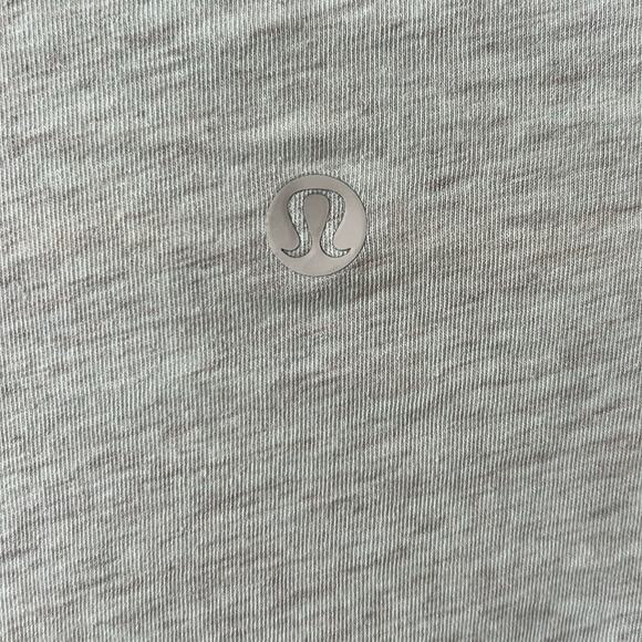 Lululemon Athletica Women's Back In Action Long Sleeve Heathered Dove Grey - Picture 9 of 9